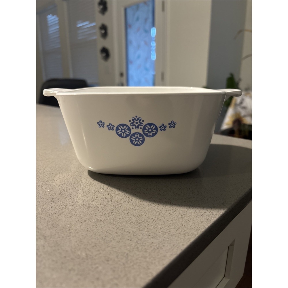 Corning Ware Oil Star Pattern 1 3/4 QT P-1 3/4-B Casserole Dish NO LID‎